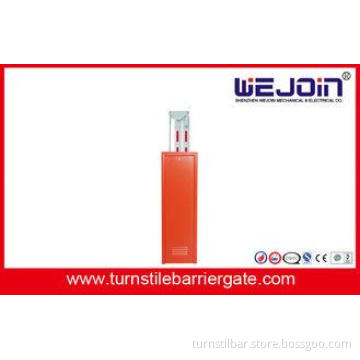 Red Parking Gate Arm Electronic Barrier Gates With Safety P